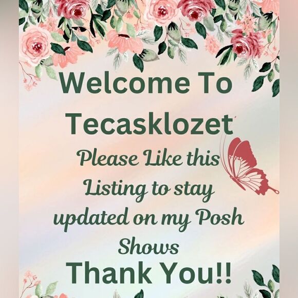 PLEASE LIKE ❤️ THIS LISTING TO GET NOTIFICATIONS OF MY POSH SHOWS.THANK … - Picture 1 of 1
